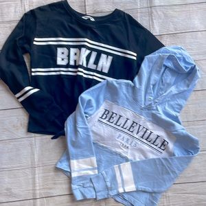Bundle Girls H&M Long Sleeve Tops Sz. 12-14